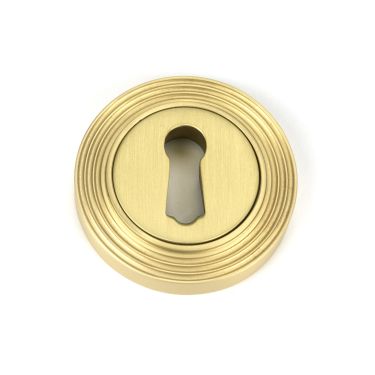 Click Here To Enlarge This Photo Of 50874 From the Anvil Satin Brass Round Escutcheon &lpar;Beehive&rpar;