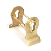 50899 From the Anvil Satin Brass 50mm Euro Door Pull &lpar;Back to Back fixings&rpar;