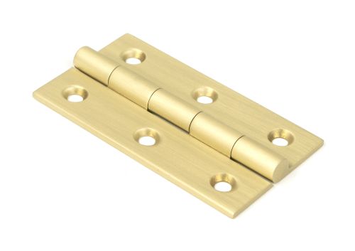 Click Here To Enlarge This Photo Of 50916 From the Anvil Satin Brass 2&period;5" Butt Hinge &lpar;pair&rpar;