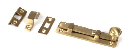 Click Here To Enlarge This Photo Of 50917 From the Anvil Satin Brass 4" Universal Bolt
