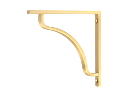 Click Here To Enlarge This Photo Of 51087 From the Anvil Satin Brass Abingdon Shelf Bracket &lpar;150mm x 150mm&rpar;