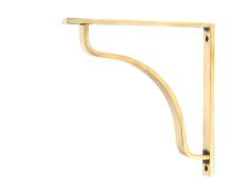 51096 From the Anvil Aged Brass Abingdon Shelf Bracket &lpar;200mm x 200mm&rpar;