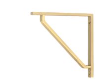 51107 From the Anvil Satin Brass Barton Shelf Bracket &lpar;150mm x 150mm&rpar;