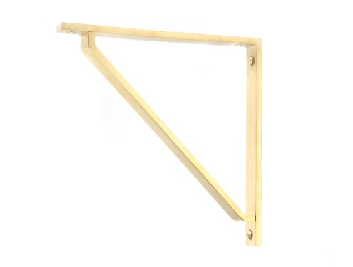 Click Here To Enlarge This Photo Of 51115 From the Anvil Polished Brass Barton Shelf Bracket &lpar;200mm x 200mm&rpar;