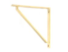 51115 From the Anvil Polished Brass Barton Shelf Bracket &lpar;200mm x 200mm&rpar;