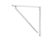 51119 From the Anvil Polished Chrome Barton Shelf Bracket &lpar;200mm x 200mm&rpar;