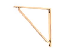 51123 From the Anvil Polished Bronze Barton Shelf Bracket &lpar;200mm x 200mm&rpar;