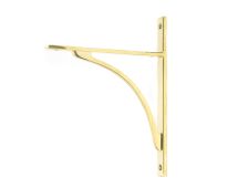 51125 From the Anvil Polished Brass Apperley Shelf Bracket &lpar;260mm x 200mm&rpar;
