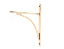51133 From the Anvil Polished Bronze Apperley Shelf Bracket &lpar;260mm x 200mm&rpar;