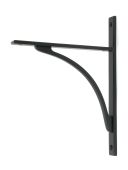 51134 From the Anvil Matt Black Apperley Shelf Bracket &lpar;260mm x 200mm&rpar;