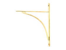 51135 From the Anvil Polished Brass Apperley Shelf Bracket &lpar;314mm x 250mm&rpar;