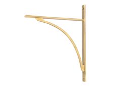 51137 From the Anvil Satin Brass Apperley Shelf Bracket &lpar;314mm x 250mm&rpar;