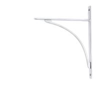 51139 From the Anvil Polished Chrome Apperley Shelf Bracket &lpar;314mm x 250mm&rpar;
