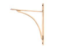 51143 From the Anvil Polished Bronze Apperley Shelf Bracket &lpar;314mm x 250mm&rpar;
