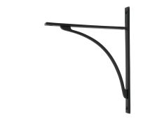 51144 From the Anvil Matt Black Apperley Shelf Bracket &lpar;314mm x 250mm&rpar;