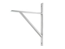 51150 From the Anvil Satin Chrome Chalfont Shelf Bracket &lpar;260mm x 200mm&rpar;