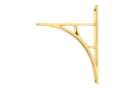 Click Here To Enlarge This Photo Of 51165 From the Anvil Polished Brass Tyne Shelf Bracket &lpar;260mm x 200mm&rpar;