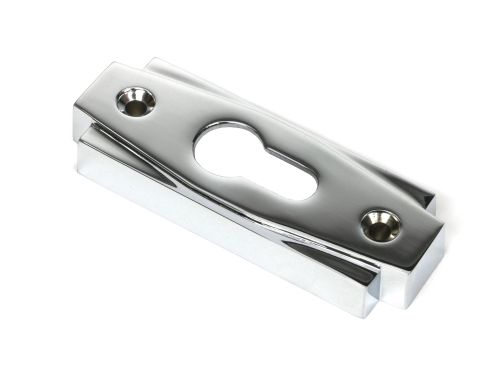 Click Here To Enlarge This Photo Of 51200 From the Anvil Polished Chrome Art Deco Euro Escutcheon &lpar;Set&rpar;