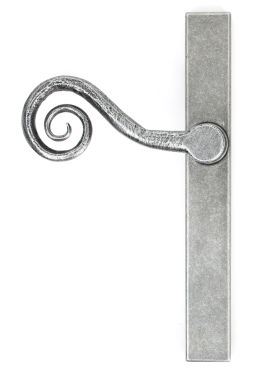 Click Here To Enlarge This Photo Of 46398L From the Anvil Pewter Monkeytail Slimline Lever Espag&period; Latch Set - LH - 212mm Screw Centres