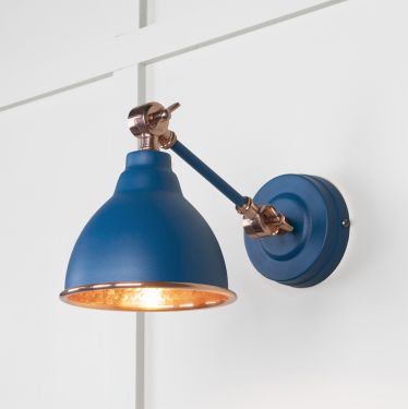 Click Here To Enlarge This Photo Of 49717SU From the Anvil Hammered Copper Brindley Wall Light in Upstream