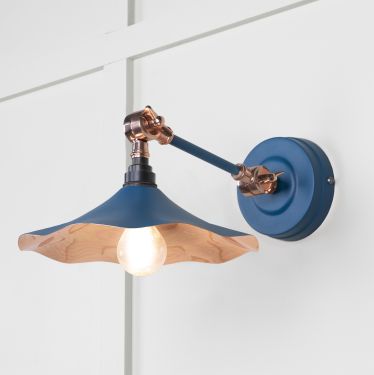 Click Here To Enlarge This Photo Of 49723SU From the Anvil Smooth Copper Flora Wall Light in Upstream