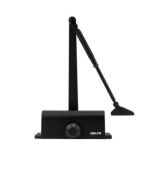ZDC003-BLK - Zoo Hardware Black Size 3 Fixed Power Budget Door Closer with Arm and body &lpar;P&period;A Braket Inc&rpar;