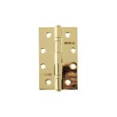 Atlantic - AH42525PB Slim Knuckle Ball Bearing Hinges 4&Prime; x 2&period;5&Prime; x 2&period;5mm &ndash; Polished Brass