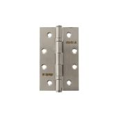 Atlantic - AH42525SSS Slim Knuckle Ball Bearing Hinges 4&Prime; x 2&period;5&Prime; x 2&period;5mm &ndash; Satin Stainless Steel