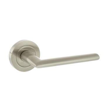 Click Here To Enlarge This Photo Of Atlantic - S43RSN STATUS 'Alabama' Lever on Round Rose &ndash; Satin Nickel