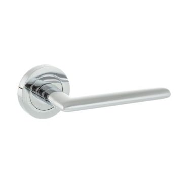 Click Here To Enlarge This Photo Of Atlantic - S43RPC STATUS 'Alabama' Lever on Round Rose &ndash; Polished Chrome