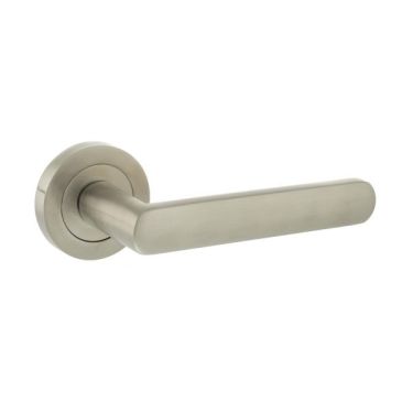 Click Here To Enlarge This Photo Of Atlantic - S42RSN STATUS 'Carolina' Lever on Round Rose &ndash; Satin Nickel