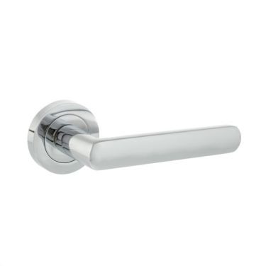 Click Here To Enlarge This Photo Of Atlantic - S42RPC STATUS 'Carolina' Lever on Round Rose &ndash; Polished Chrome