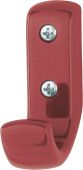 K676 &lpar;AR618&rpar; Hoppe Arrone Single Coat Hook - &lpar;Nylon&rpar; Red - 537570