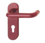K138&sol;353K &lpar;AR600&sol;23-72&rpar; Hoppe Arrone Euro Profile Levers 72mm Centres on Radius Plate - &lpar;Nylon&rpar; Red - 11570125