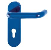 K138&sol;353K &lpar;AR600&sol;23-72&rpar; Hoppe Arrone Euro Profile Levers 72mm Centres on Radius Plate - &lpar;Nylon&rpar; Cobalt Blue - 11570095