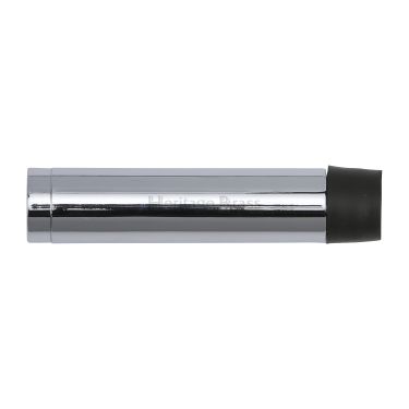 Click Here To Enlarge This Photo Of V1081 64-PC Heritage Brass Cylindrical Door Stop without Rose 64mm &lpar;75mm projection inc buffer&rpar; Polished Chrome Finish