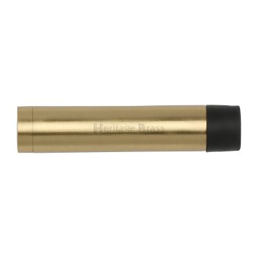 Click Here To Enlarge This Photo Of V1081 64-SB Heritage Brass Cylindrical Door Stop without Rose 64mm &lpar;75mm projection inc buffer&rpar; Satin Brass Finish