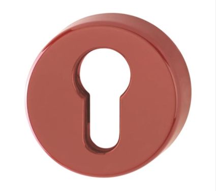 Click Here To Enlarge This Photo Of K15S &lpar;AR600&sol;27&rpar; Hoppe Arrone Euro Profile Escutcheon - &lpar;Nylon&rpar; Red - 544394