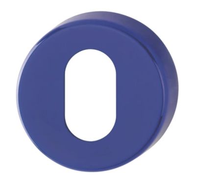 Click Here To Enlarge This Photo Of K15S &lpar;AR600&sol;28&rpar; Hoppe Arrone Oval Profile Escutcheon - &lpar;Nylon&rpar; Cobalt Blue - 623464