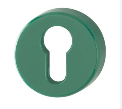 Click Here To Enlarge This Photo Of K15S &lpar;AR600&sol;27&rpar; Hoppe Arrone Euro Profile Escutcheon - &lpar;Nylon&rpar; Green - 584031