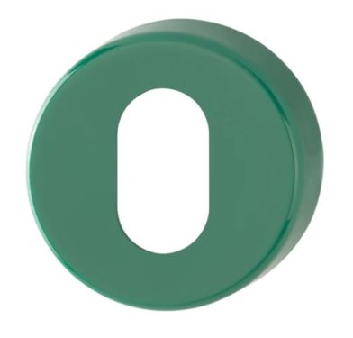 Click Here To Enlarge This Photo Of K15S &lpar;AR600&sol;28&rpar; Hoppe Arrone Oval Profile Escutcheon - &lpar;Nylon&rpar; Green - 623402