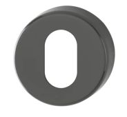 K15S &lpar;AR600&sol;28&rpar; Hoppe Arrone Oval Profile Escutcheon - &lpar;Nylon&rpar; Anthracite Grey - 3414891