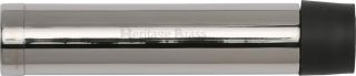 V1081 76-PNF Heritage Brass Cylindrical Door Stop without Rose 76mm  &lpar;87mm projection inc buffer&rpar; Polished Nickel Finish