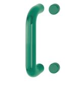 AR602&sol;220BF Hoppe D' Handle &Oslash; 34mm x 220mm Centres Pull Handle Bolt Fix - &lpar;Nylon&rpar; Green