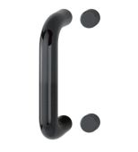AR602&sol;220BF Hoppe D' Handle &Oslash; 34mm x 220mm Centres Pull Handle Bolt Fix - &lpar;Nylon&rpar; Black