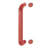 AR602&sol;300BF Hoppe D' Handle &Oslash; 34mm x 300mm Centres Pull Handle Bolt Fix - &lpar;Nylon&rpar; Red