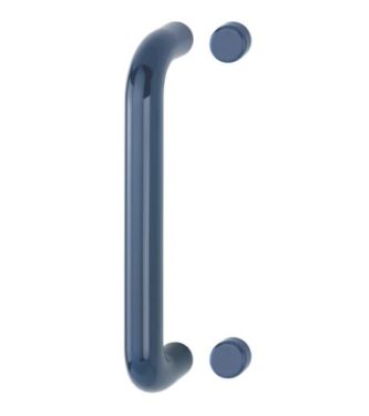 Click Here To Enlarge This Photo Of AR602&sol;300BF Hoppe D' Handle &Oslash; 34mm x 300mm Centres Pull Handle Bolt Fix - &lpar;Nylon&rpar; Midnght Blue