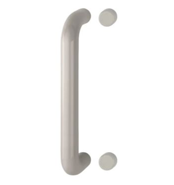 Click Here To Enlarge This Photo Of AR602&sol;300BF Hoppe D' Handle &Oslash; 34mm x 300mm Centres Pull Handle Bolt Fix - &lpar;Nylon&rpar; Dove Grey
