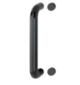 AR602&sol;300BF Hoppe D' Handle &Oslash; 34mm x 300mm Centres Pull Handle Bolt Fix - &lpar;Nylon&rpar; Black