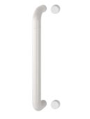 AR602&sol;425BF Hoppe D' Handle &Oslash; 34mm x 425mm Centres Pull Handle Bolt Fix - &lpar;Nylon&rpar; Diamond White
